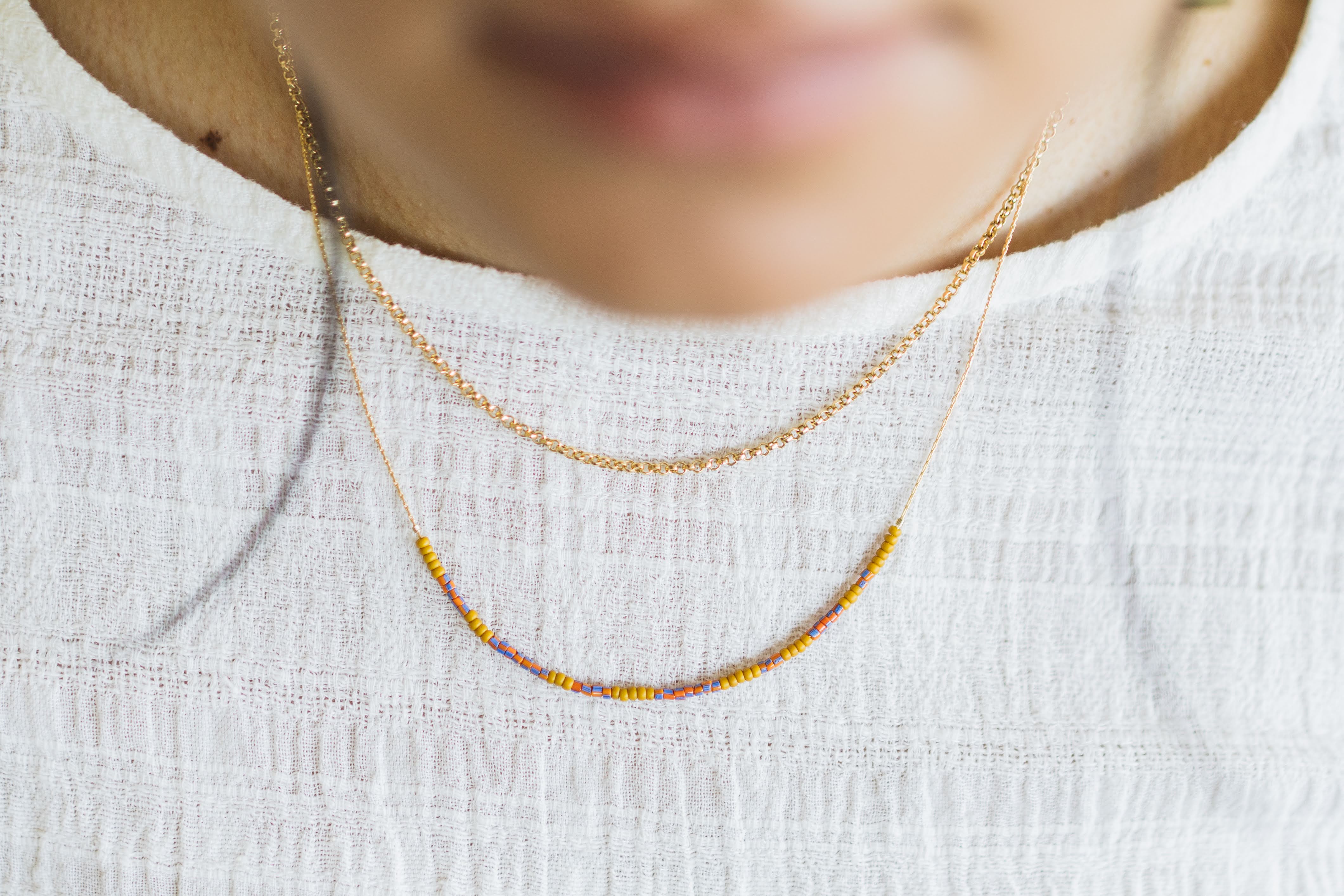 Beaded Snake Necklace