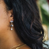 POS: Crystal Pearl Earrings