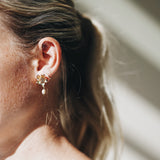 Blooming Flower Drop Earring