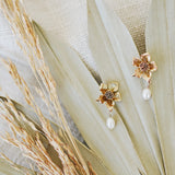 Blooming Flower Drop Earring