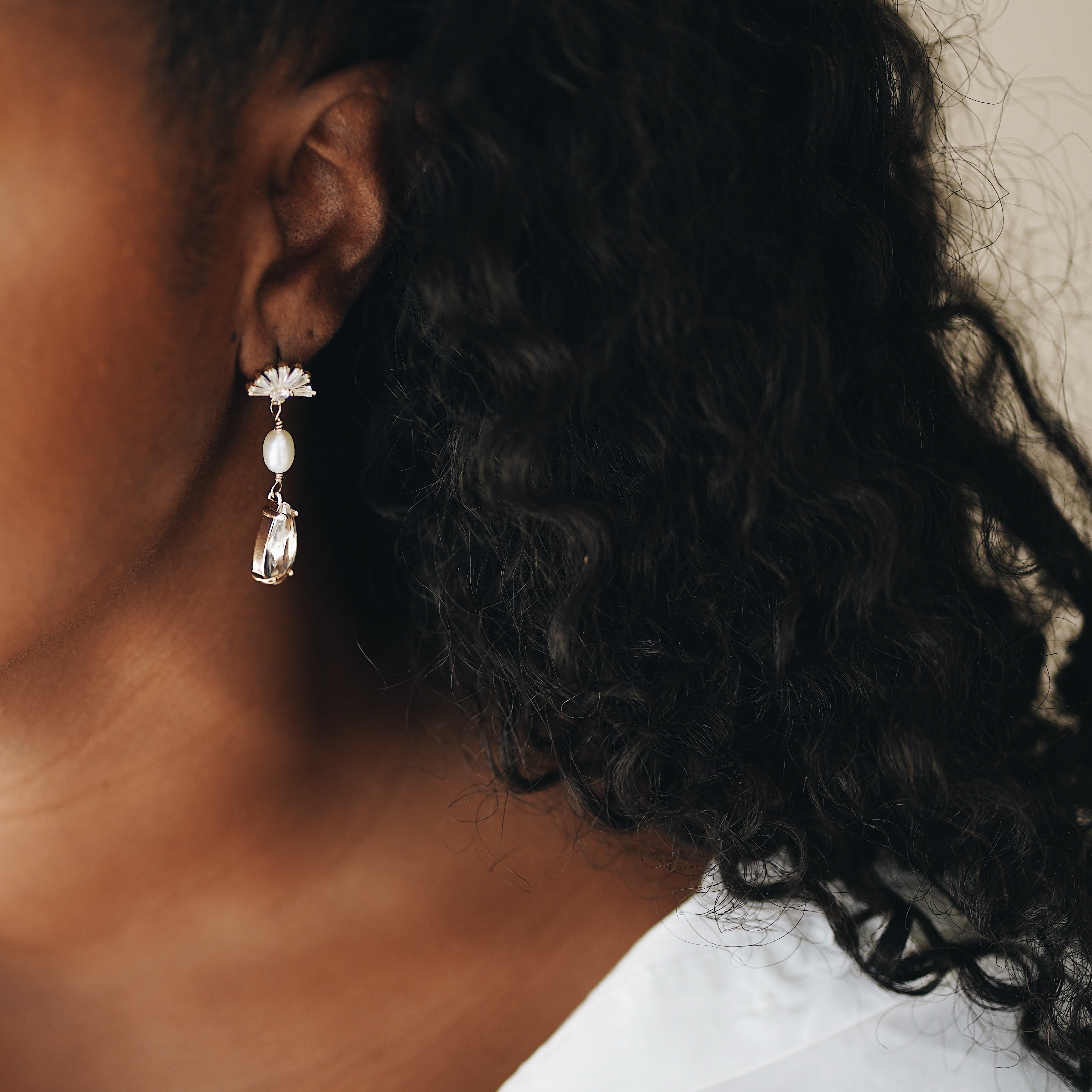 Crystal Drop Earrings