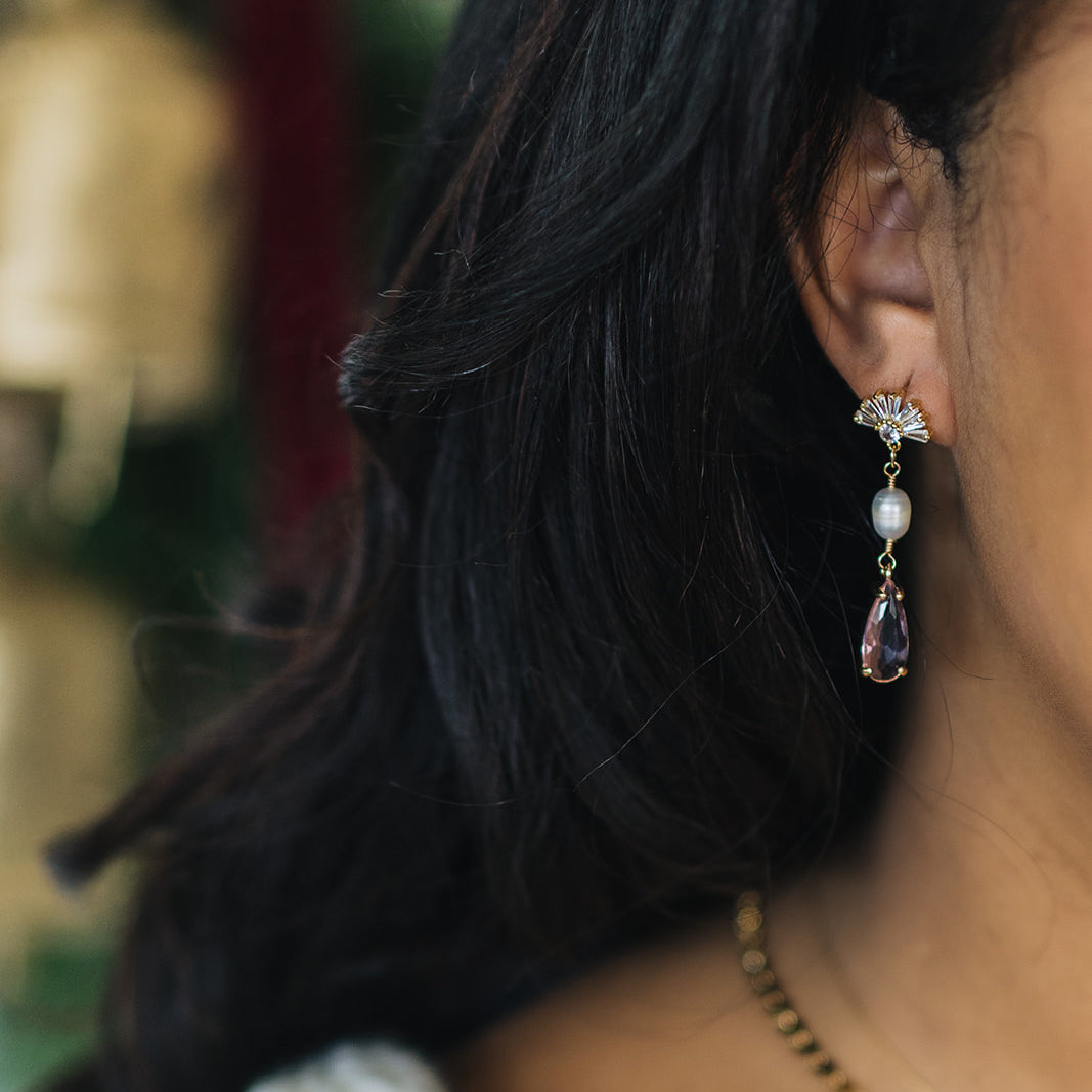 Crystal Drop Earrings