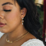 Crystal Square Earrings
