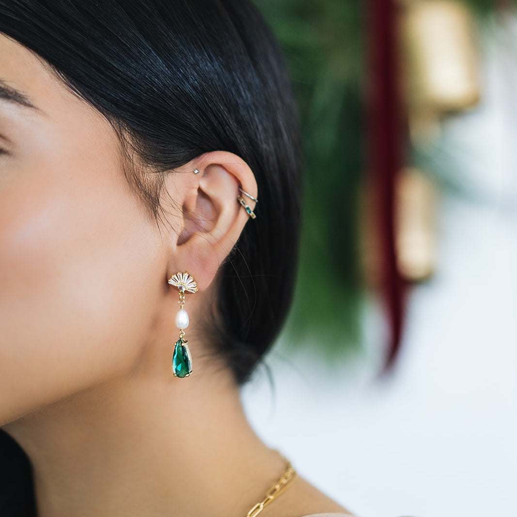 Crystal Drop Earrings