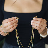 Necklace layering clasp