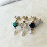 Crystal Square Earrings