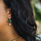 Crystal Square Earrings