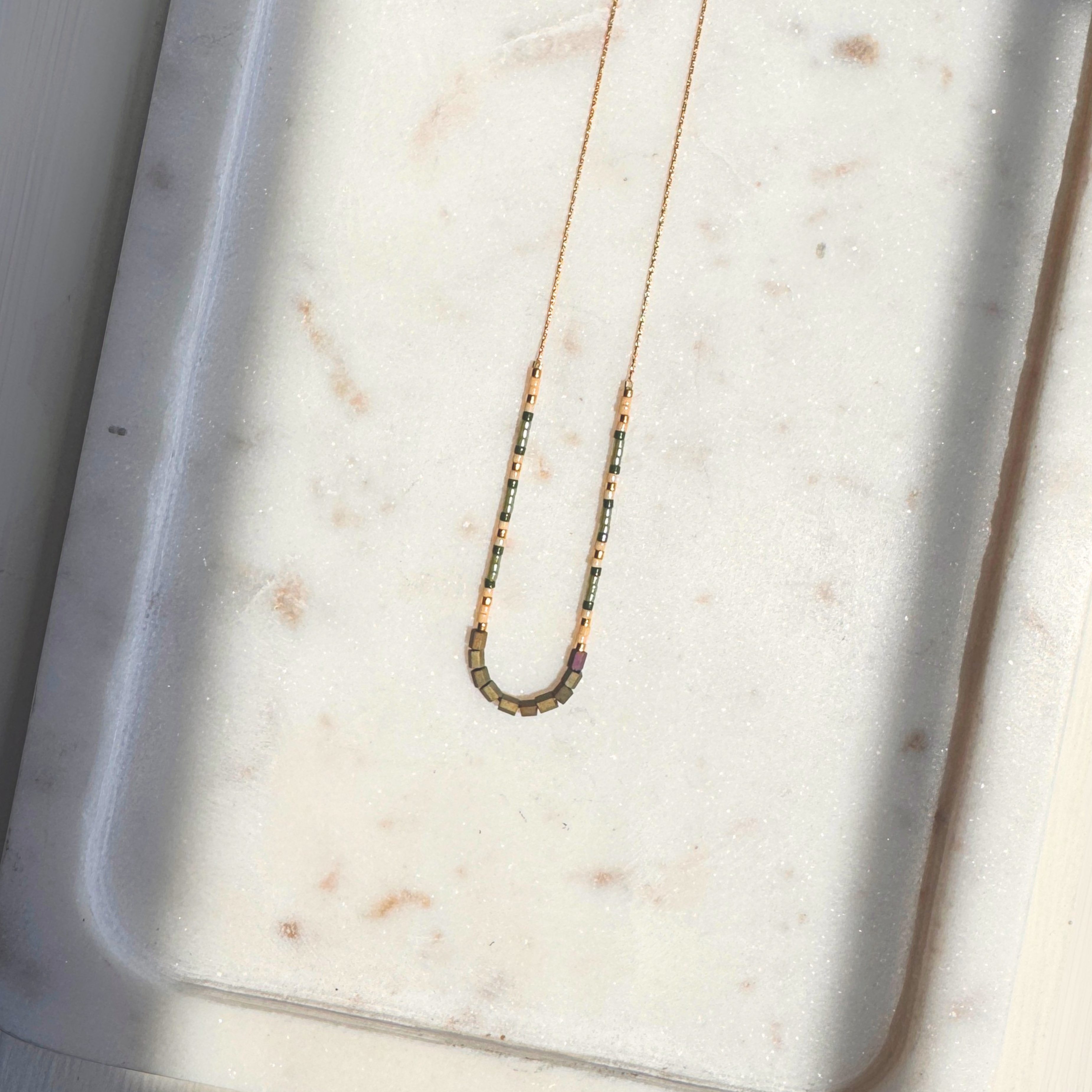 Beaded Snake Necklace