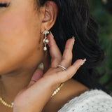 Crystal Square Earrings