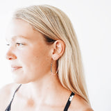 Neon Beaded Hoops