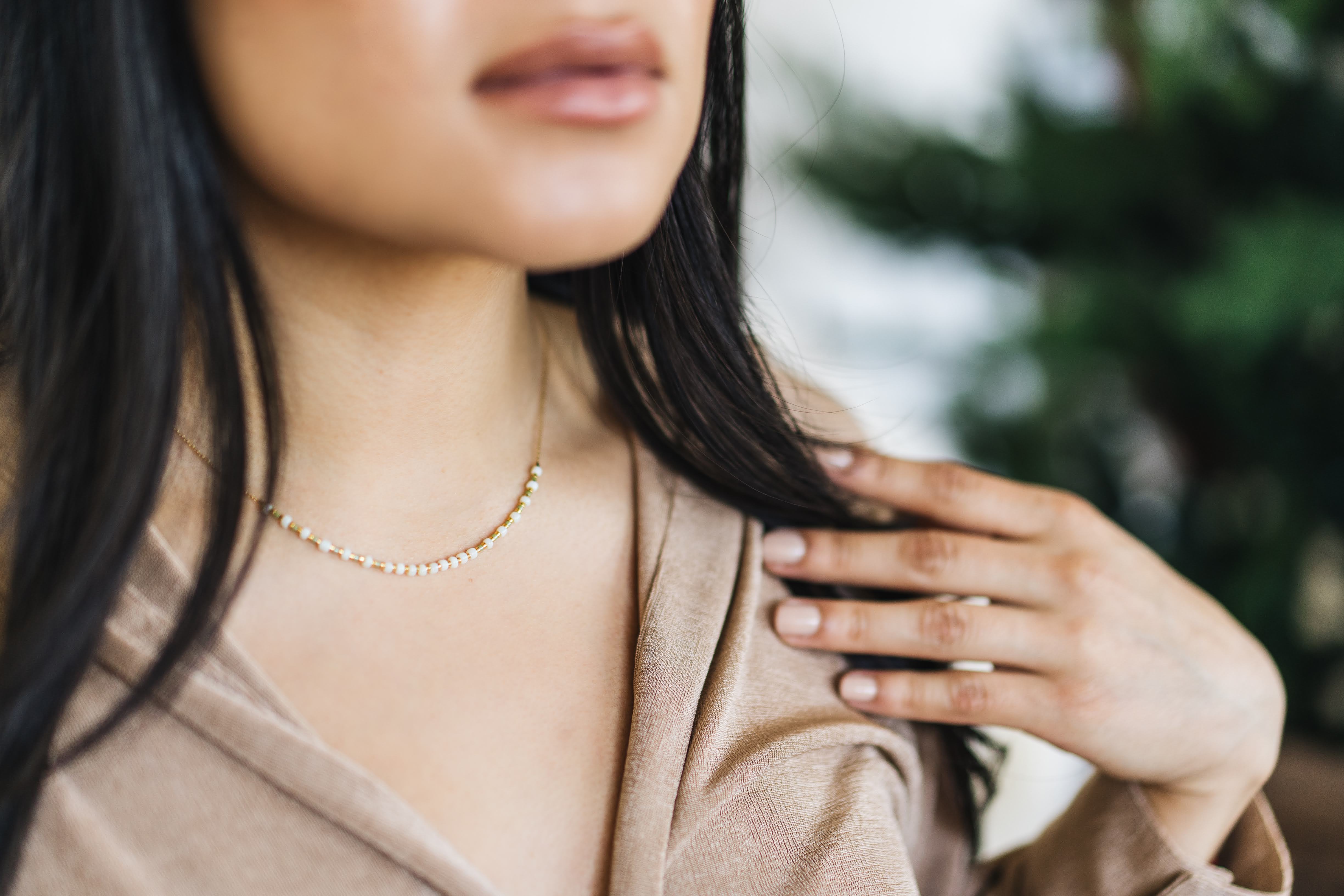 Beaded Snake Necklace