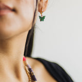 Mother of Pearl Butterfly Huggies