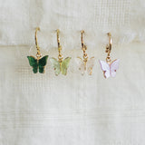 Mother of Pearl Butterfly Huggies