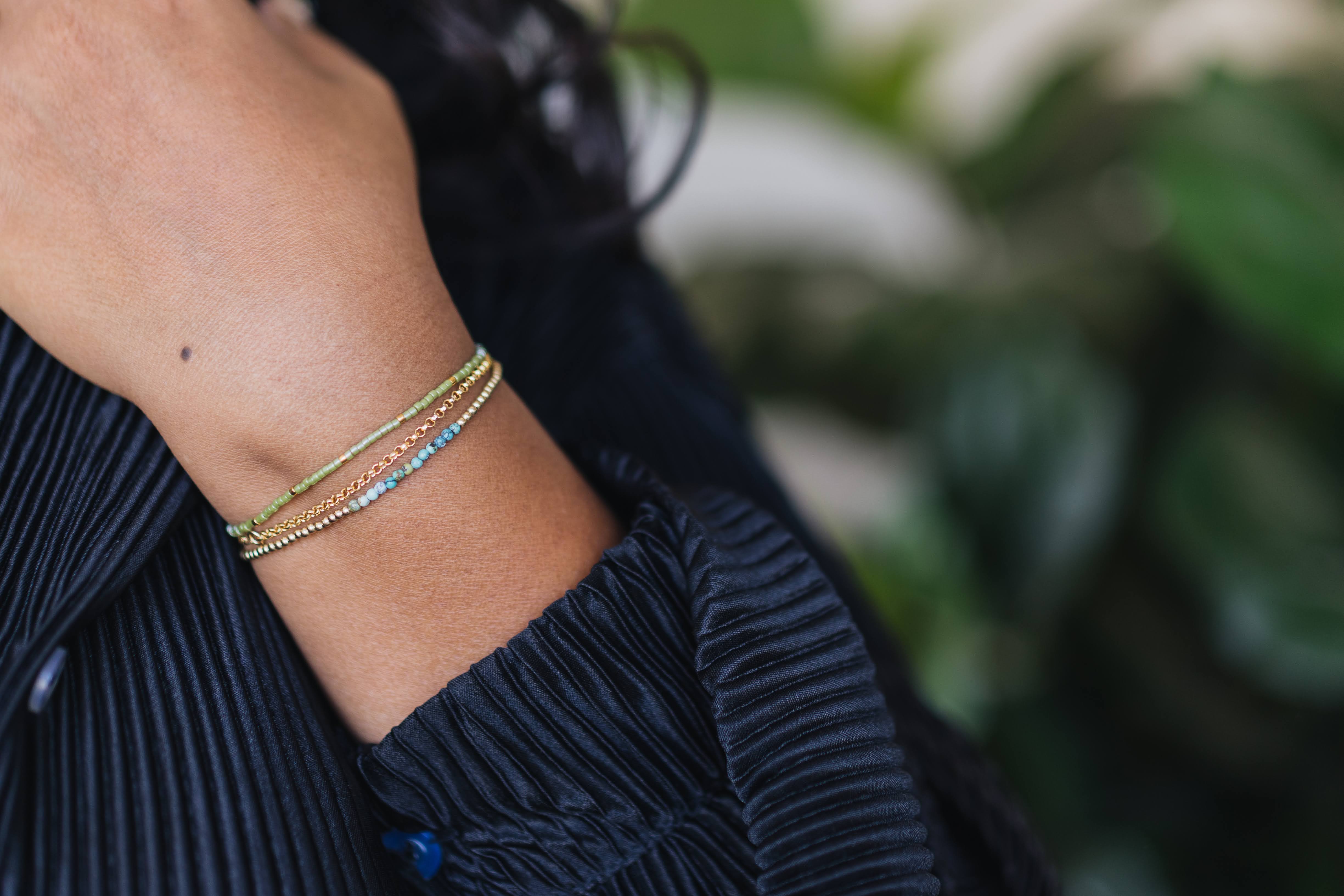 Delicate Gemstone Bracelet