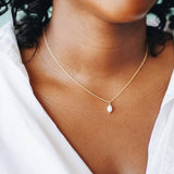 Drop Pearl Necklace