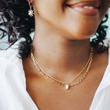 Drop Pearl Necklace
