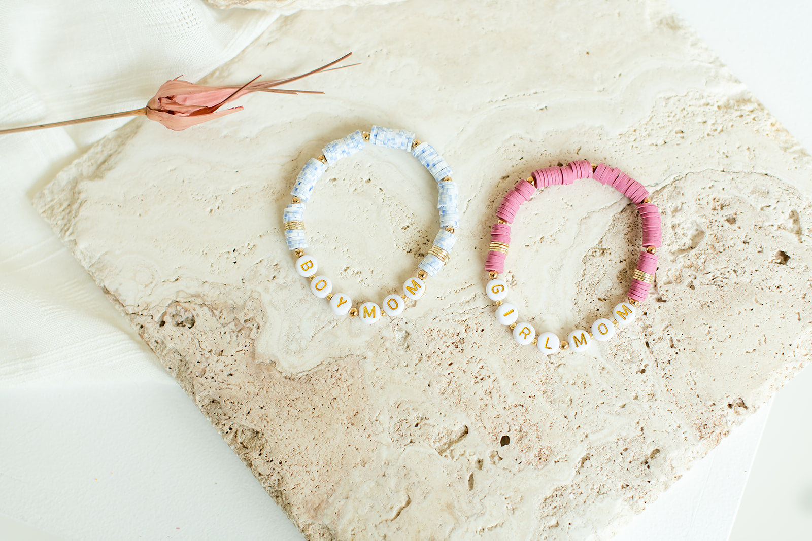 BOY MOM Heishi Bracelet