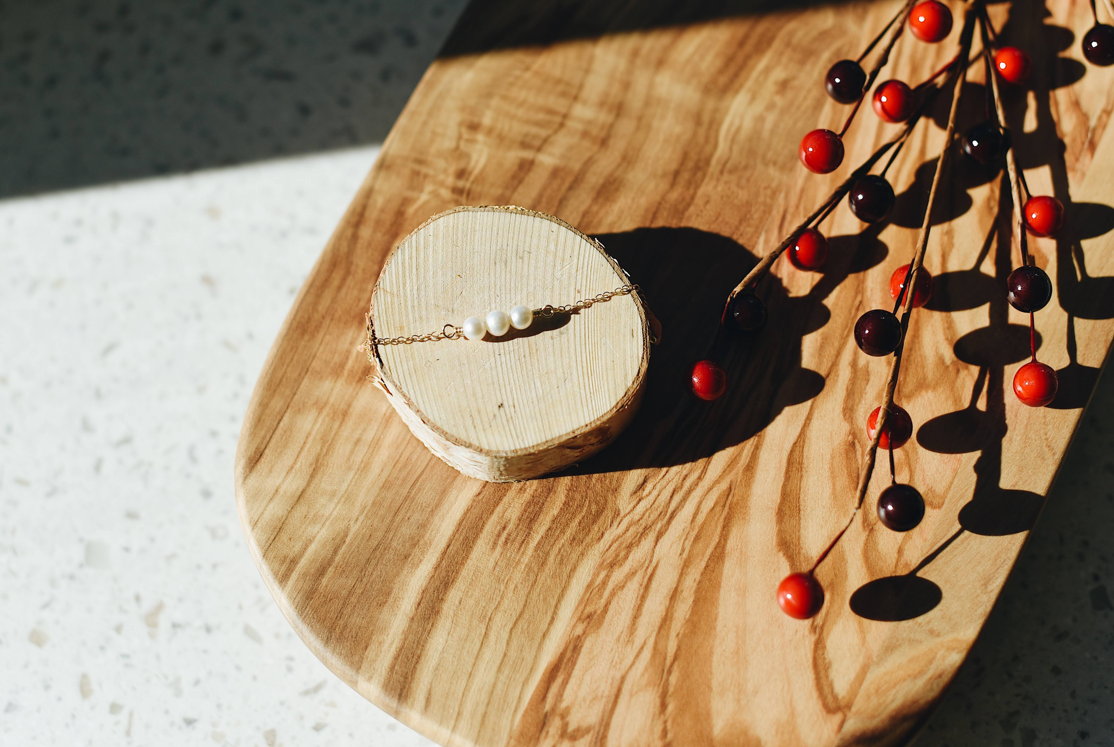 Triple Pearl Necklace