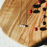 Triple Pearl Necklace