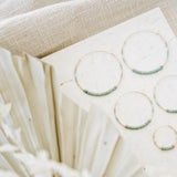 Turquoise Heishi Hoop